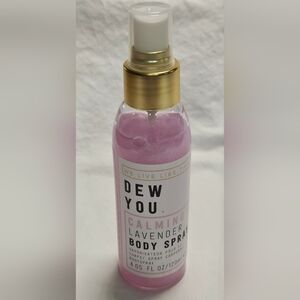 WE LIVE LIKE THIS DEW YOU CALMING LAVENDER BODY SPRAY 120ml NEW